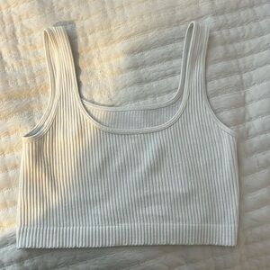 aeropastle white tank top
